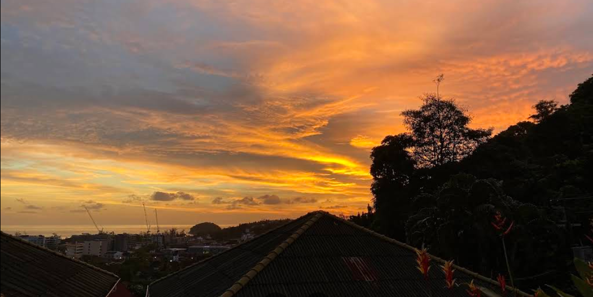 Noble Nest Karon — Sunset over Karon